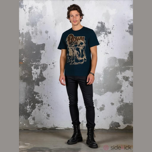 David Bowie 1972 World Tour Tshirt black size small